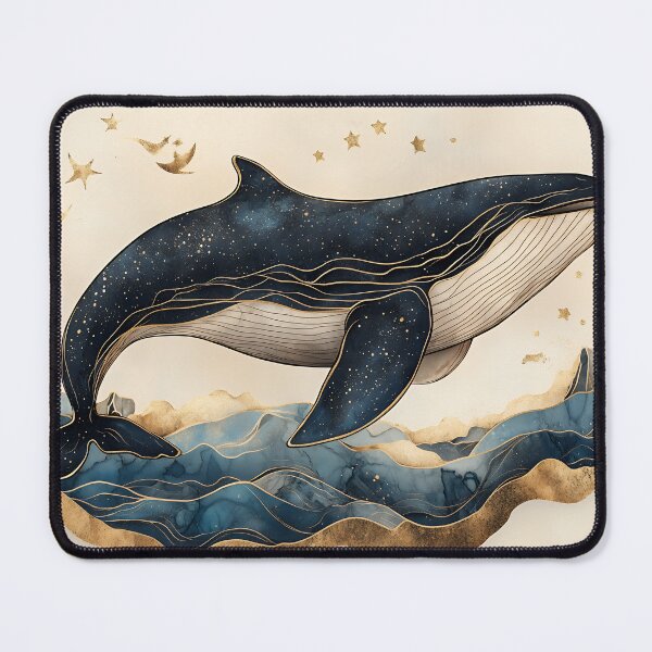 Item preview, Luna dorada y la ballena designed and sold by Dreaming Shell.