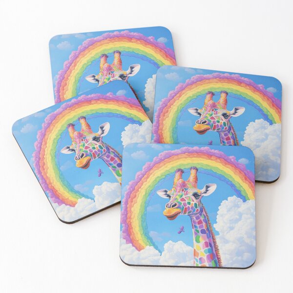 Item preview, Giraffe Rainbow designed and sold by NicolasGlowArt.