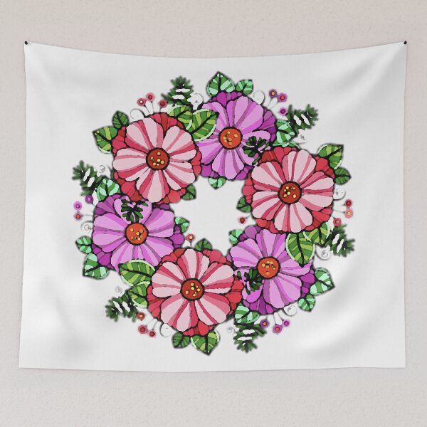 Item preview, Flower Wreath designed and sold by ViaARTfactory.