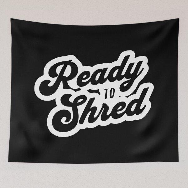 Item preview, Ready to Shred - White | Snowboard Decal | Japow Japan Powder Snow designed and sold by PawaPotto.