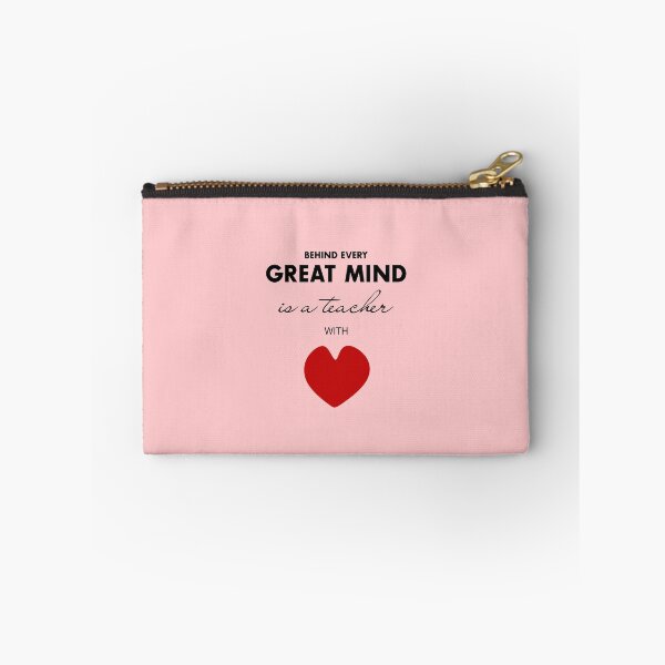 Item preview, Behind Every Great Mind – A Teacher with Heart, Unique designed and sold by villacreativa.