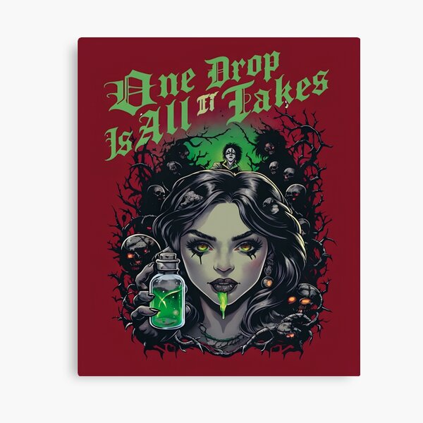 Aperçu de l'œuvre Bouteille de poison | Design de poison gothique | Mode rock gothique | Groupe de rock unique créée et vendue par al21ex.