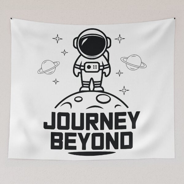 Item preview, Journey Beyond - Cute Astronaut Space Explorer For Kids designed and sold by Astral-Artisan.