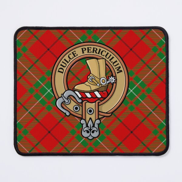Item preview, Clan MacAulay Crest over Tartan designed and sold by sifis.