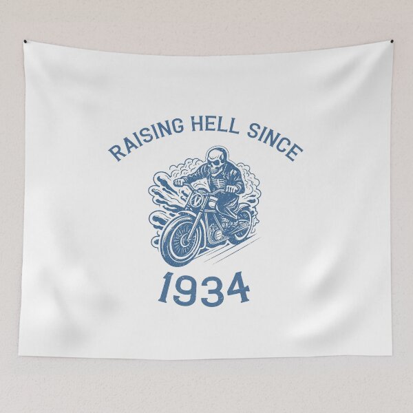 Item preview, Raising Hell since 1934 designed and sold by LegendaryDesigns.