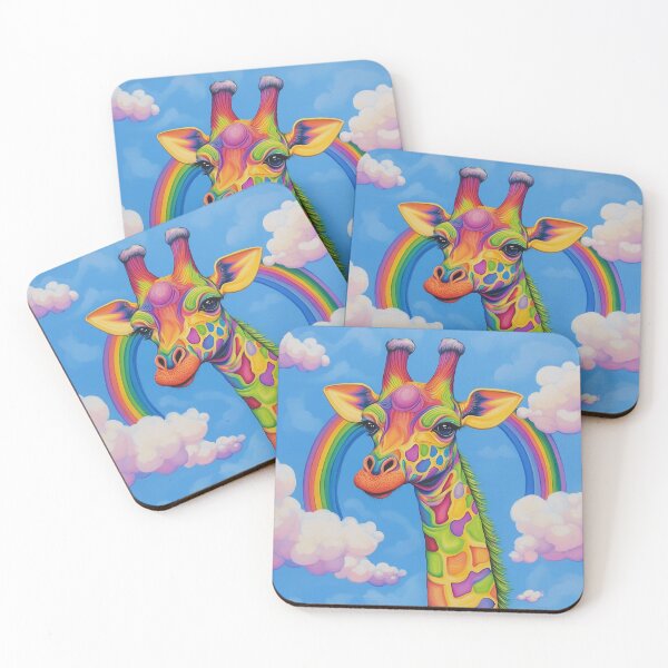 Item preview, Giraffe and rainbow designed and sold by NicolasGlowArt.