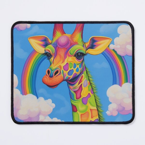 Item preview, Giraffe and rainbow designed and sold by NicolasGlowArt.