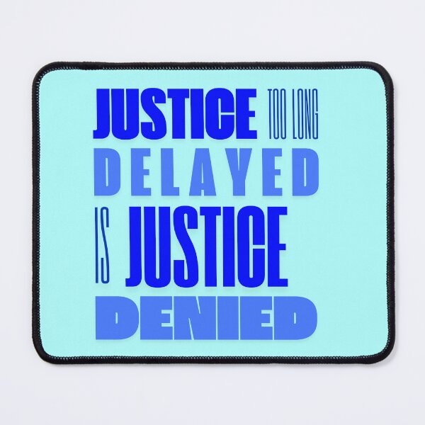 Item preview, Martin Luther King Jr. Quotes on Justice and Peace - blue electric typhography designed and sold by KennyLucky.