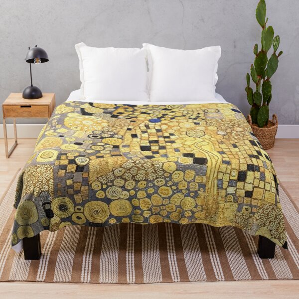 Item preview, Gustav Klimt Gold Floral designed and sold by maniacfitness.