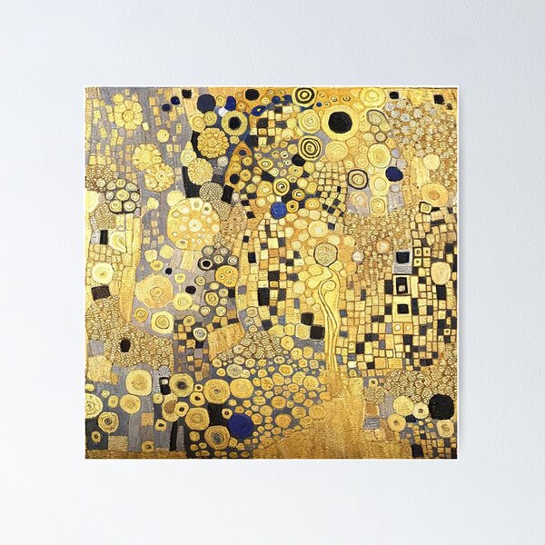 Item preview, Gustav Klimt Gold Floral designed and sold by maniacfitness.