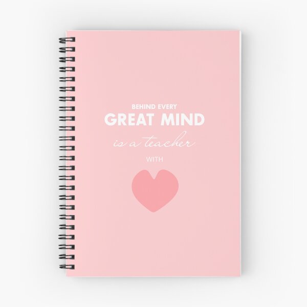 Item preview, Behind Every Great Mind – A Teacher with Heart, Unique designed and sold by villacreativa.
