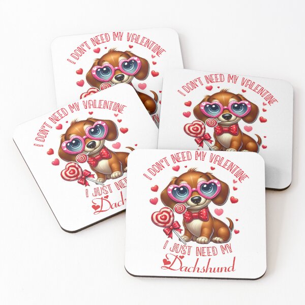 Item preview, Dachshund Valentine's Day Love Design designed and sold by Berkako.