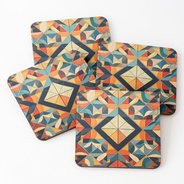 Item preview, Abstract Geometric Pattern – Modern Colourful Design designed and sold by RaiyaTees.