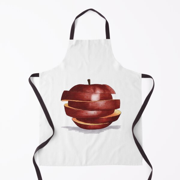 Item preview, Watercolour Sliced Red Apple Art designed and sold by CJ Creations.