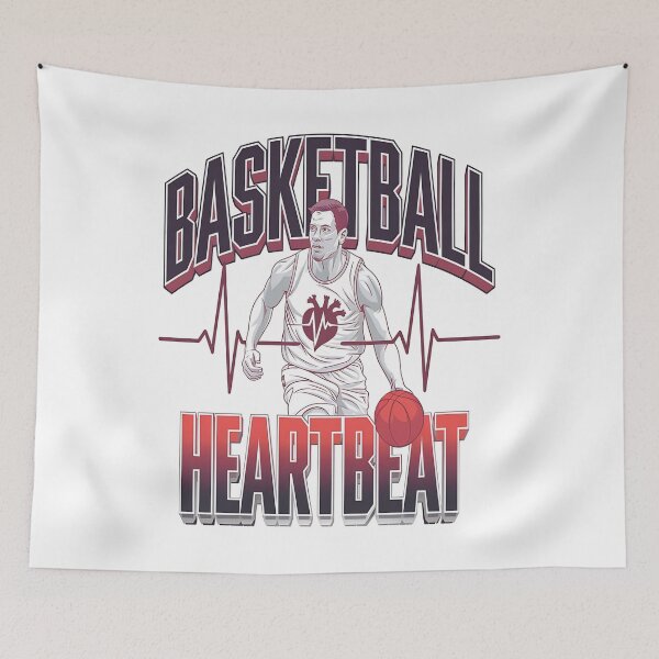Item preview, Basketball heartbeat - Basketball breaker -  Let The Madness Begin designed and sold by JansenGS.