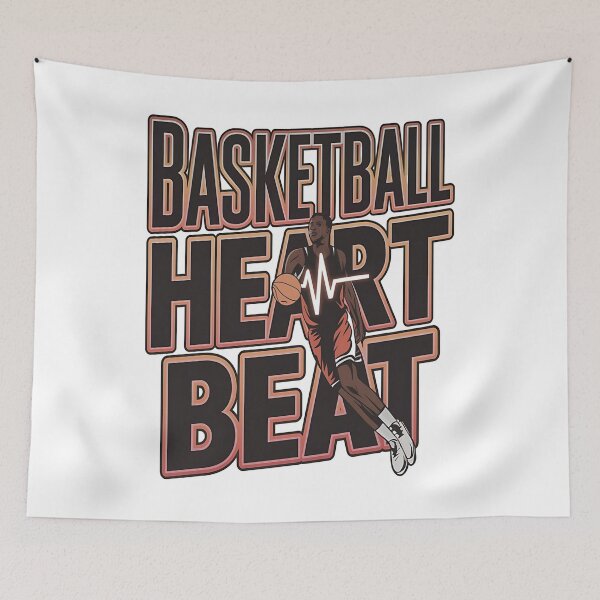 Item preview, Basketball heartbeat - Basketball breaker -  Let The Madness Begin designed and sold by JansenGS.