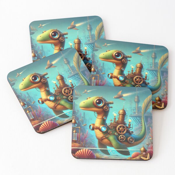 Item preview, Steampunk Plesiosaur designed and sold by Sillytoe.