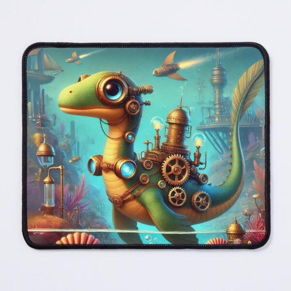 Item preview, Steampunk Plesiosaur designed and sold by Sillytoe.