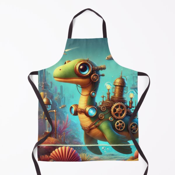Item preview, Steampunk Plesiosaur designed and sold by Sillytoe.