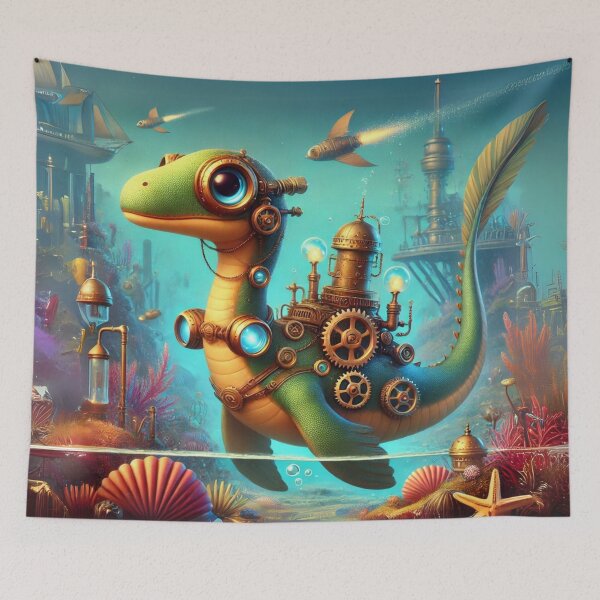 Item preview, Steampunk Plesiosaur designed and sold by Sillytoe.
