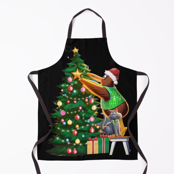 Item preview, Kiwi in London hanging Christmas decorations on the Christmas Tree 3 designed and sold by Mandii Pope.