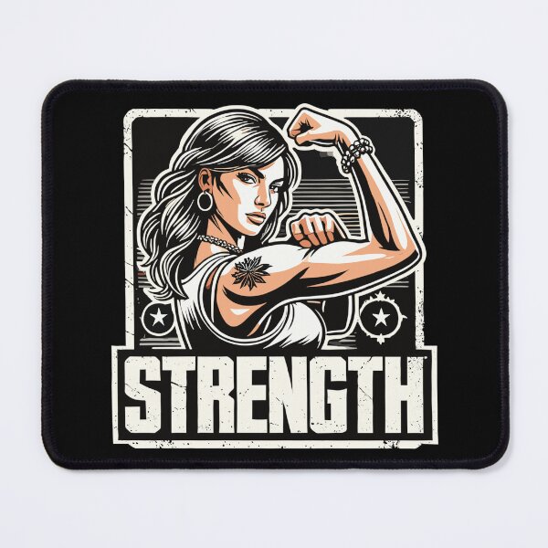 Item preview, Strength strong woman tense arm success gift designed and sold by Pineapple-Tree.