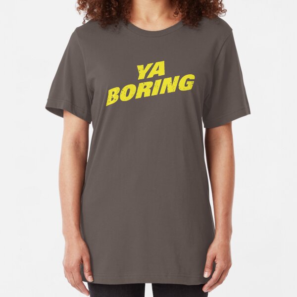 Brooklyn Nine Nine Ya Boring Diagonal Shirt Slim Fit T-Shirt
