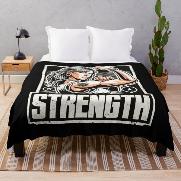 Item preview, Strength strong woman tense arm success gift designed and sold by Pineapple-Tree.