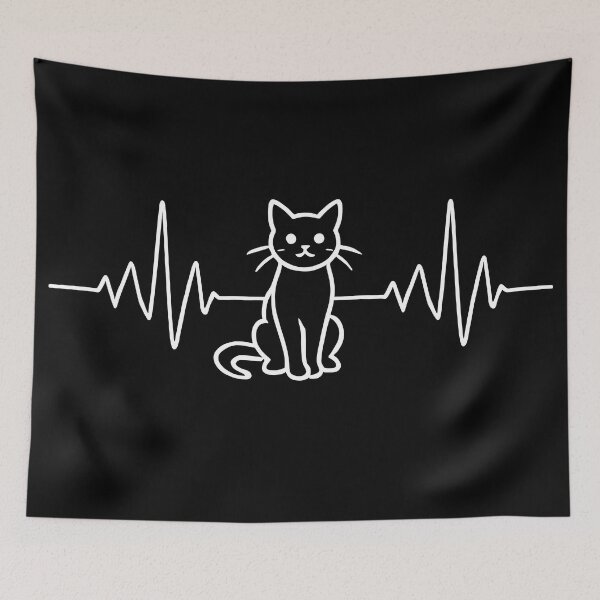 Item preview, Heartbeat of a Cat Lover designed and sold by TSQ.