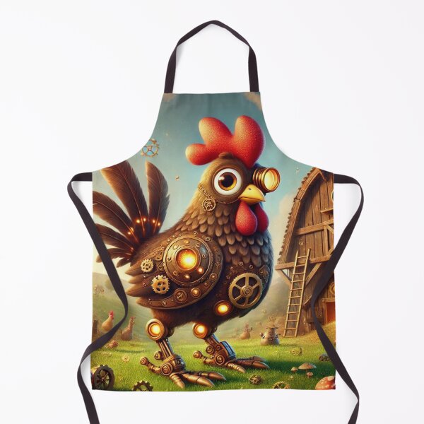 Item preview, Steampunk Plymouth Rock Chicken designed and sold by Sillytoe.