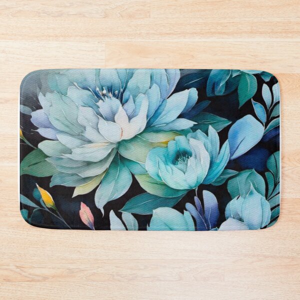 Item preview, Teal Flower Dream designed and sold by Ravenbluff.