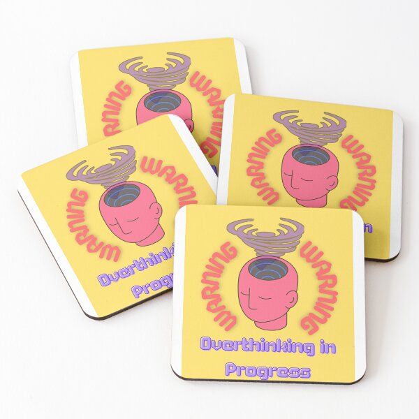 Item preview, WARNING: Overthinking in Progress  designed and sold by TheNeuroVerse.