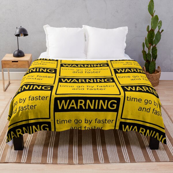 Item preview, Warning, time go by faster and faster designed and sold by Dziabacz13.