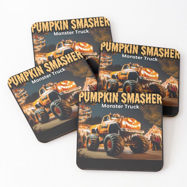 Item preview, PUMPKIN SMASHER Mosnter Truck designed and sold by FroggyFly Designs.