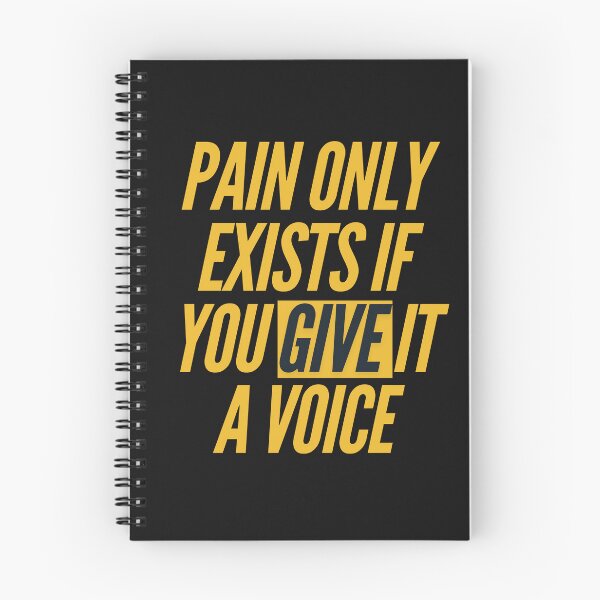 Item preview, Pain Only Exists If You Give it a Voice designed and sold by NicolasGlowArt.