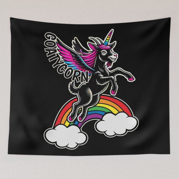 Item preview, Goatycorn – Chaos on a Rainbow designed and sold by sekrecja.