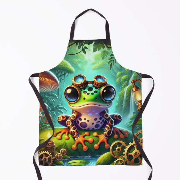 Item preview, Steampunk Poison Dart Frog designed and sold by Sillytoe.