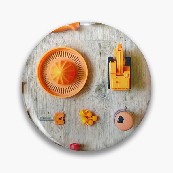 Item preview, Orange Flat-Lay Mosaic designed and sold by Coloramma.