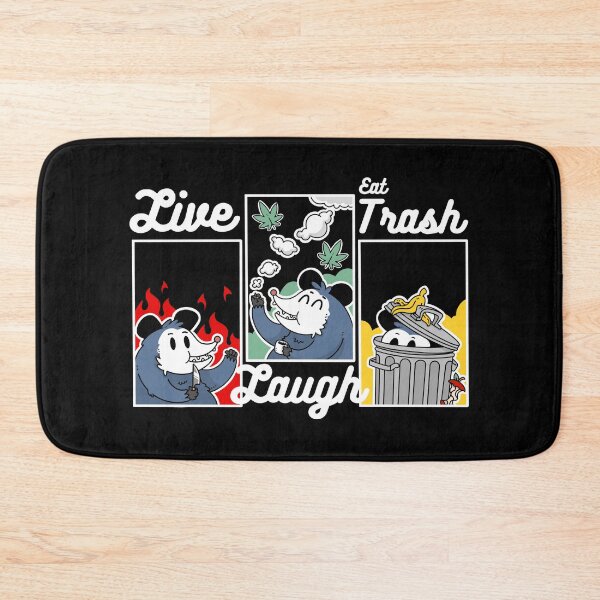 Item preview, Live, Laugh, Eat Trash designed and sold by Artthree.