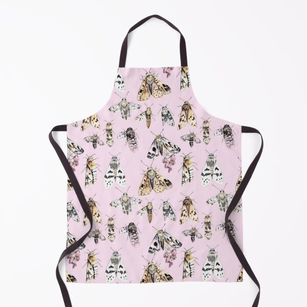 Item preview, Pastel Pink Moth Pattern designed and sold by CreativeGarage.