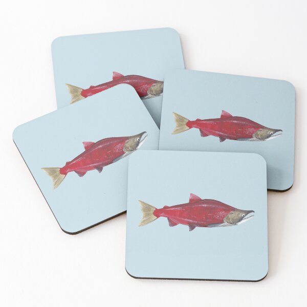 Item preview, SOCKEYE SALMON-Oncorhynchus nerka designed and sold by BEATRIZ ABAITUA.