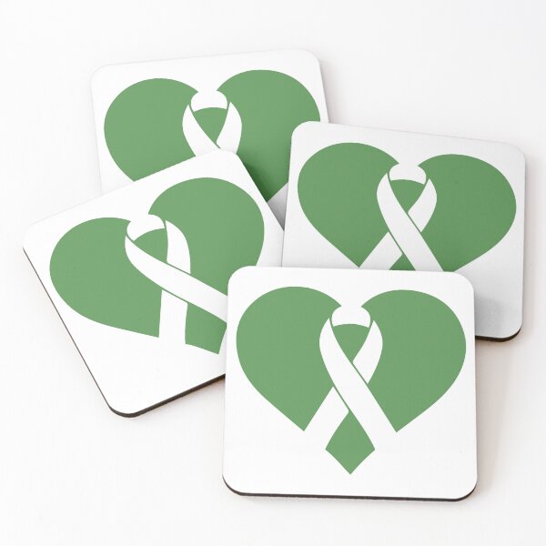 Item preview, Green Ribbon - Mental Health, Bipolar Disorder, Leukemia, Depression Ribbon designed and sold by Wolagno.