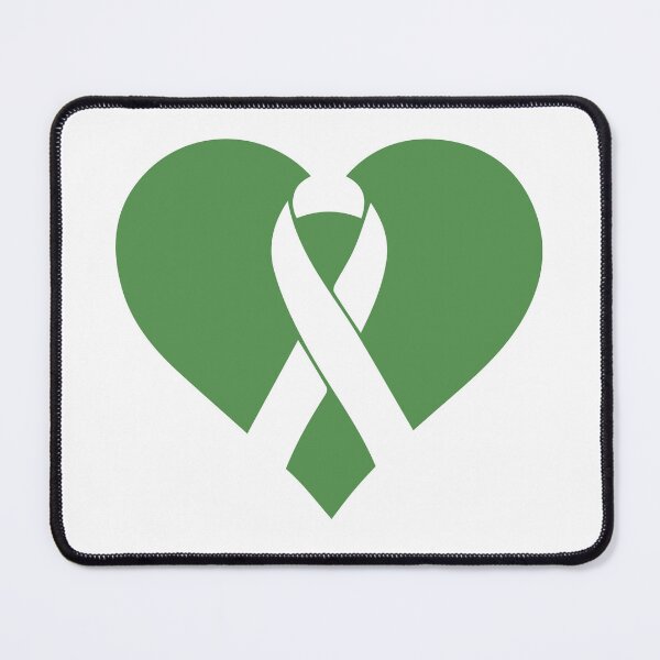 Item preview, Green Ribbon - Mental Health, Bipolar Disorder, Leukemia, Depression Ribbon designed and sold by Wolagno.