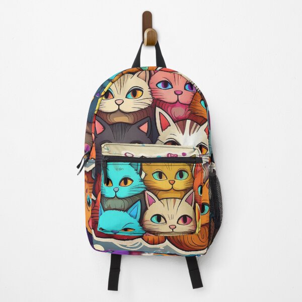 Item preview,  A cartoon variety of many colorful cats  designed and sold by Photopat.