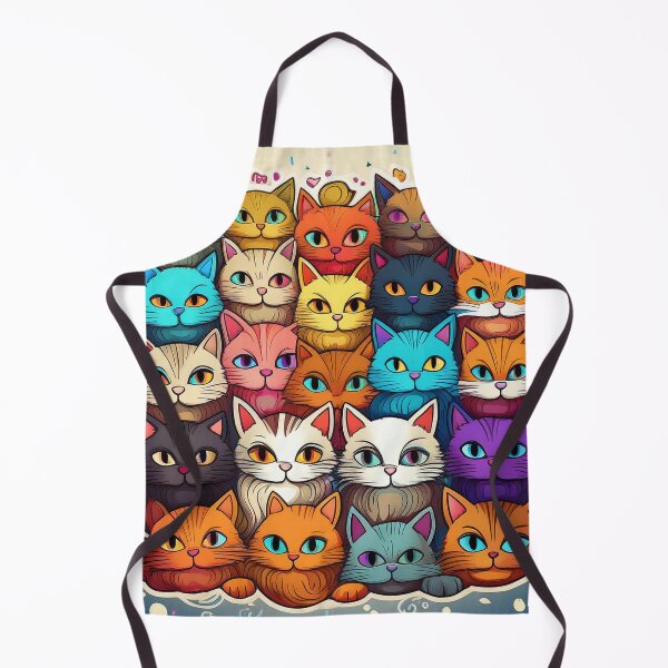 Item preview, A cartoon variety of many colorful cats designed and sold by Photopat.