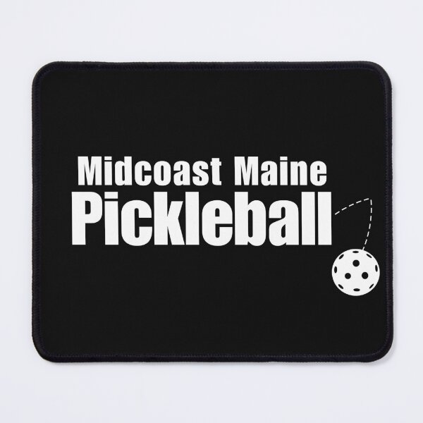 Item preview, Midcoast Maine Pickleball white designed and sold by PZI Picklewear.