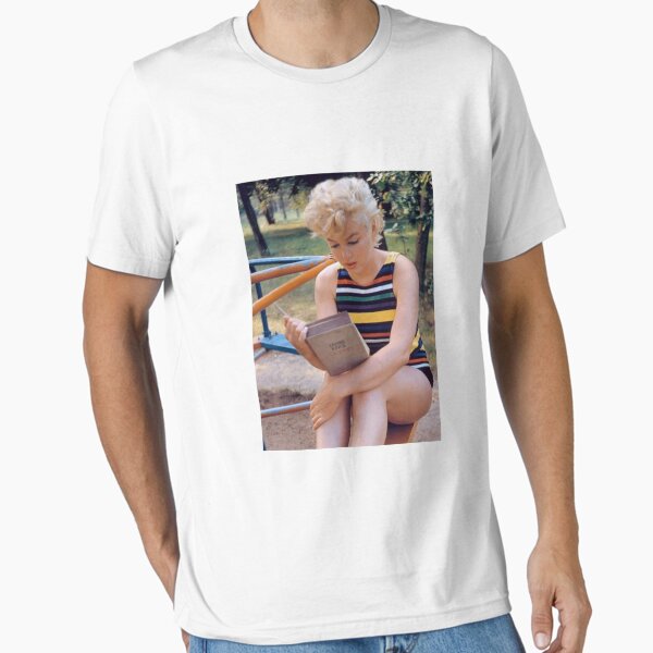 Item preview, Marilyn Monroe reading Ulysses by Joyce at the playground photoshoot designed and sold by Oqueartecura.