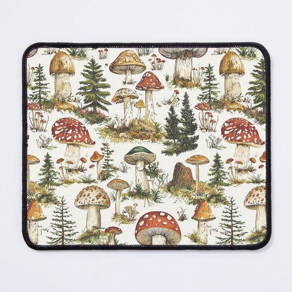 Item preview, Vibrant illustrations of mushrooms in botanical style designed and sold by Piotrek0001.