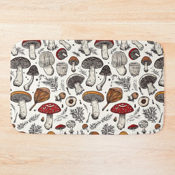 Item preview, Realistic mushroom art inspired by forest flora designed and sold by Piotrek0001.