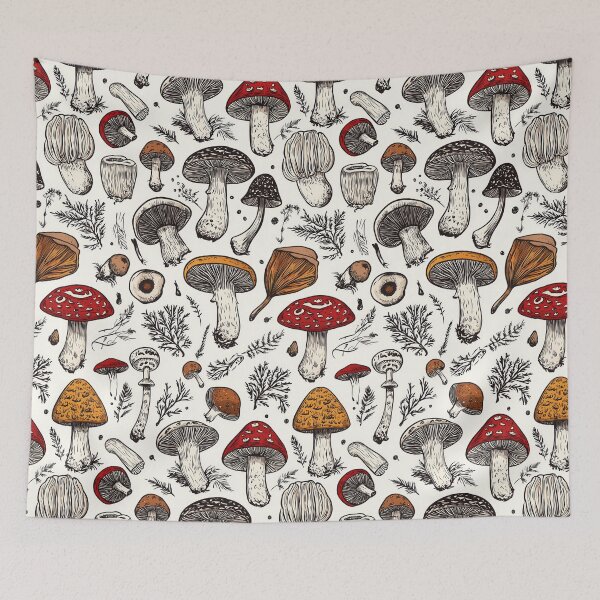 Item preview, Realistic mushroom art inspired by forest flora designed and sold by Piotrek0001.